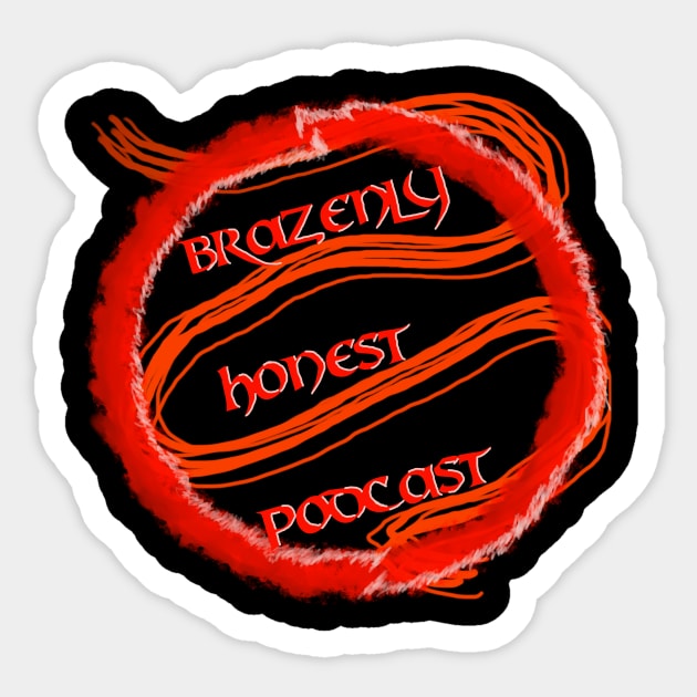 Brazenly Honest Podcast Sticker by AnxZenity_Podcast